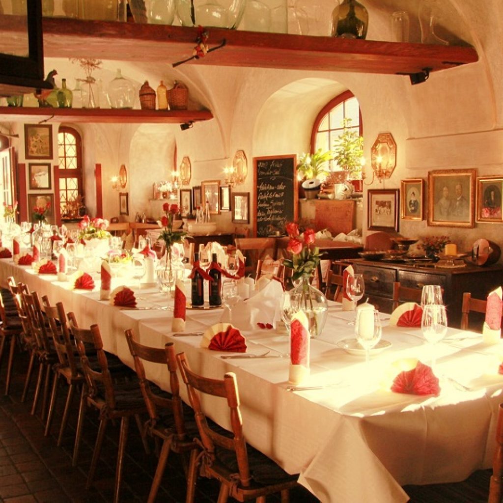 Bild: unser großer Restaurantraum im Alten Handelshaus in Plauen