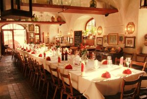 Bild: unser großer Restaurantraum im Alten Handelshaus in Plauen